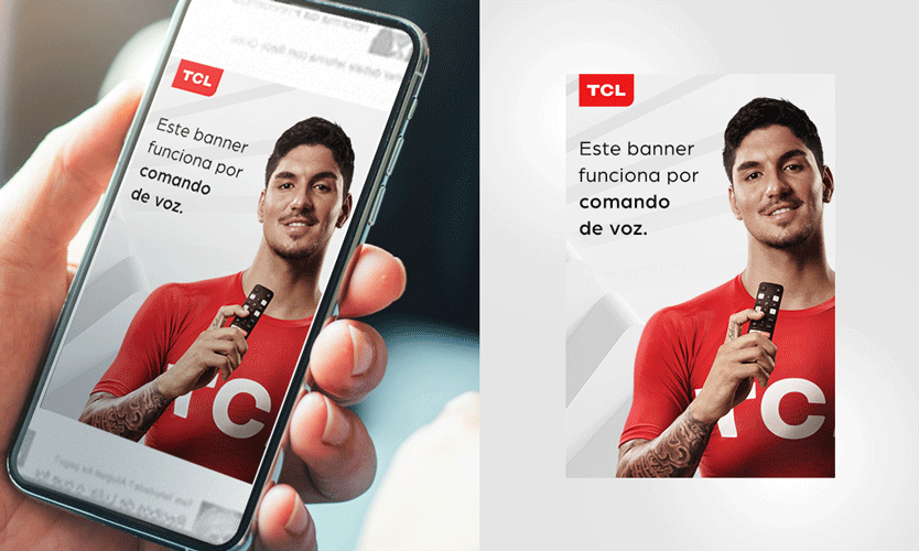 TCL lança campanha online com peças que atendem a comandos de voz