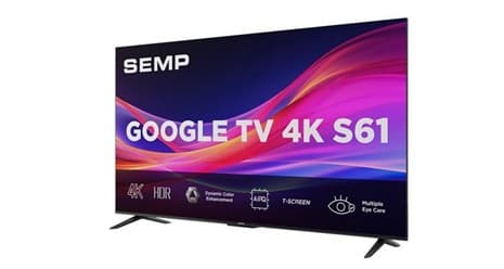 SEMP TV S61 apresenta a primeira TV da marca com o sistema operacional Google TV