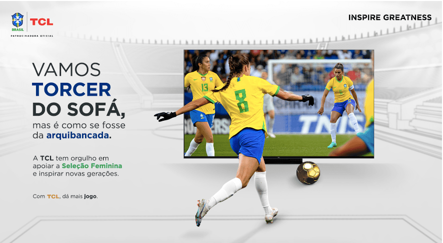 SEMP TCL coloca o time para jogo com seleção inspiradora de produtos para o mundial feminino de futebol