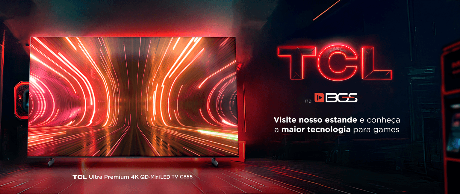 TCL lança na BGS a X955 Max de 115’’, maior TV QD-Mini LED do mundo, e a C855, TV oficial de COD Black Ops 6