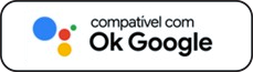 Badge Compatibilidade com OK Google